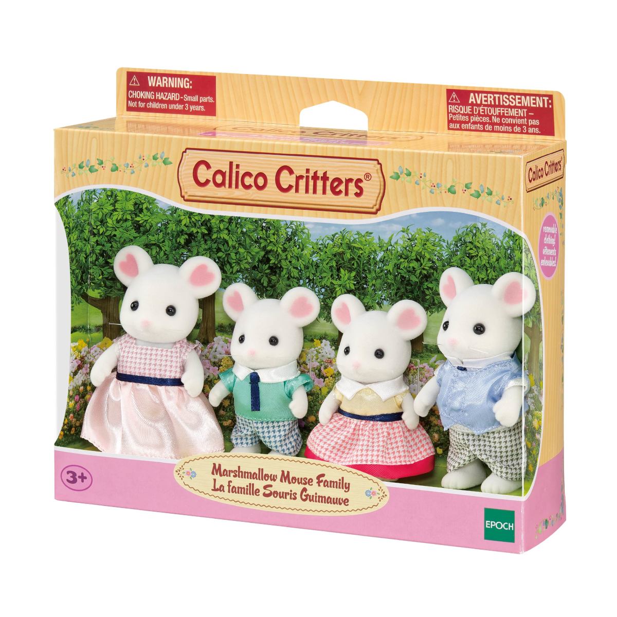 Marshmallow Mouse Family: Calico Critter
