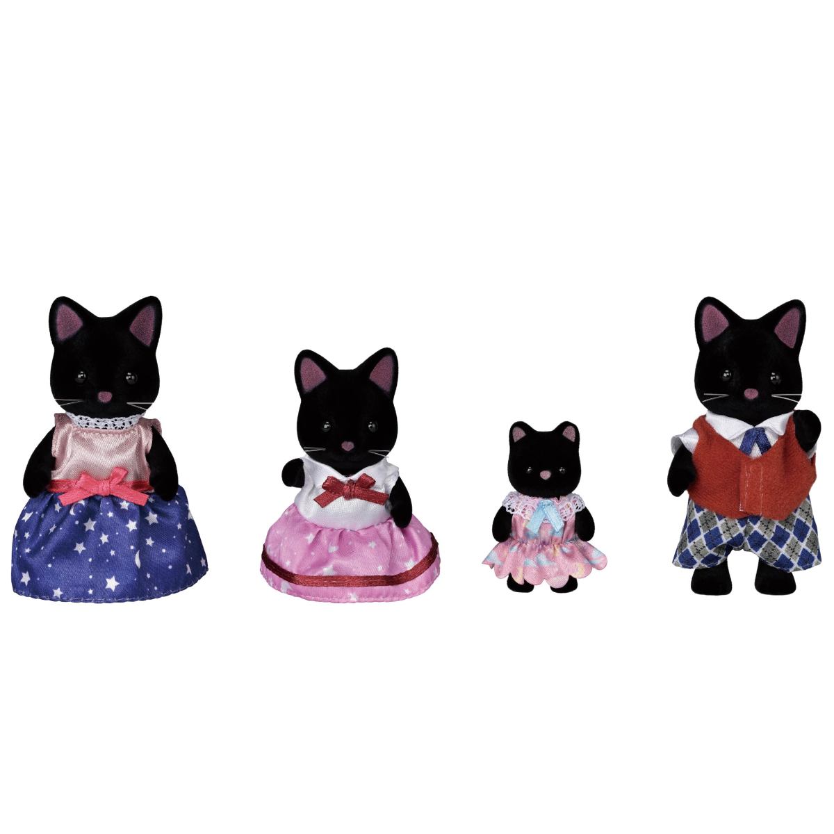 Midnight Cat Family: Calico Critter