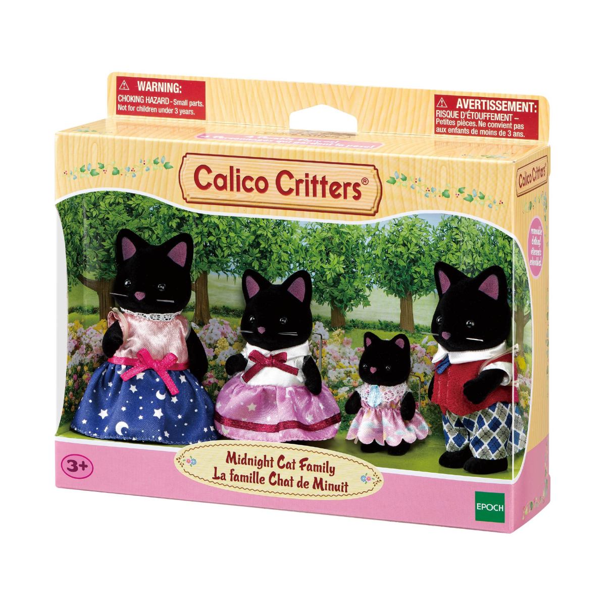 Midnight Cat Family: Calico Critter