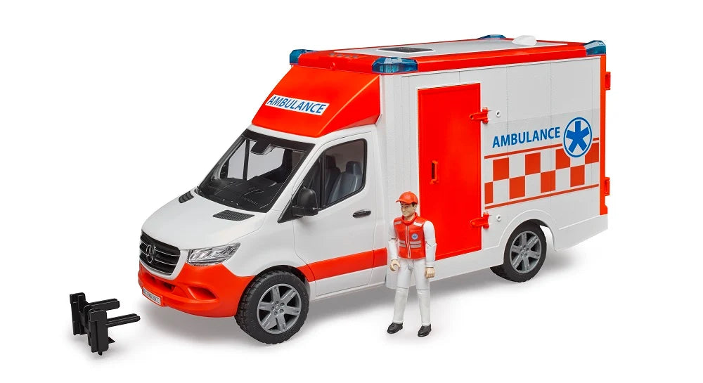 Bruder  Mercedes-Benz Sprinter Ambulance with Driver 02676