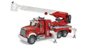 Bruder MACK Granite fire engine with water pump 02821