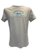 "Life is good." Airstream Camper T-Shirt - Sand