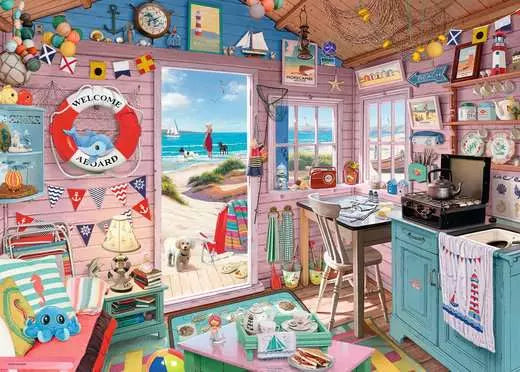 Ravensburger Puzzle- The Beach Hut 1000pc