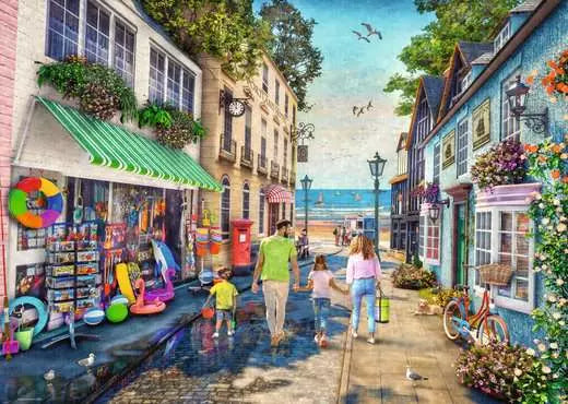 Ravensburger Puzzle- Seaview Lane 1000pc