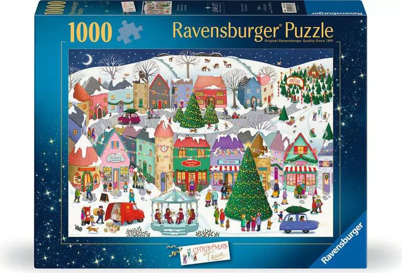 Ravensburger Puzzle- Christmas Town 1000pc