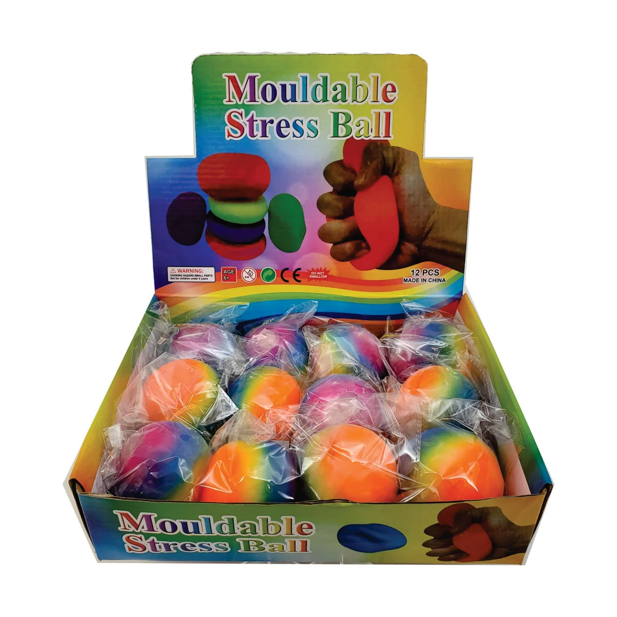Rainbow Squishy Ball