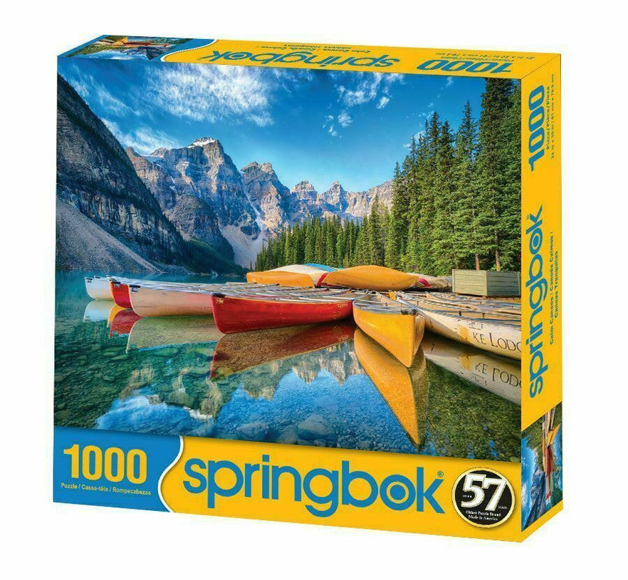 Springbok Puzzle- Calm Canoes 1000pc