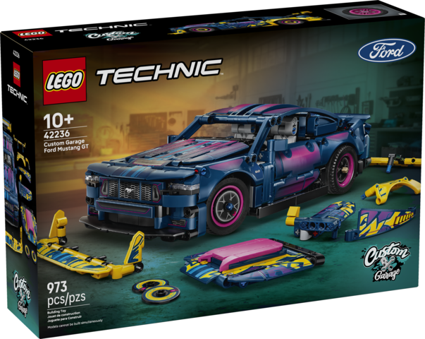 Lego 42236 Custom Garage Ford Mustang GT