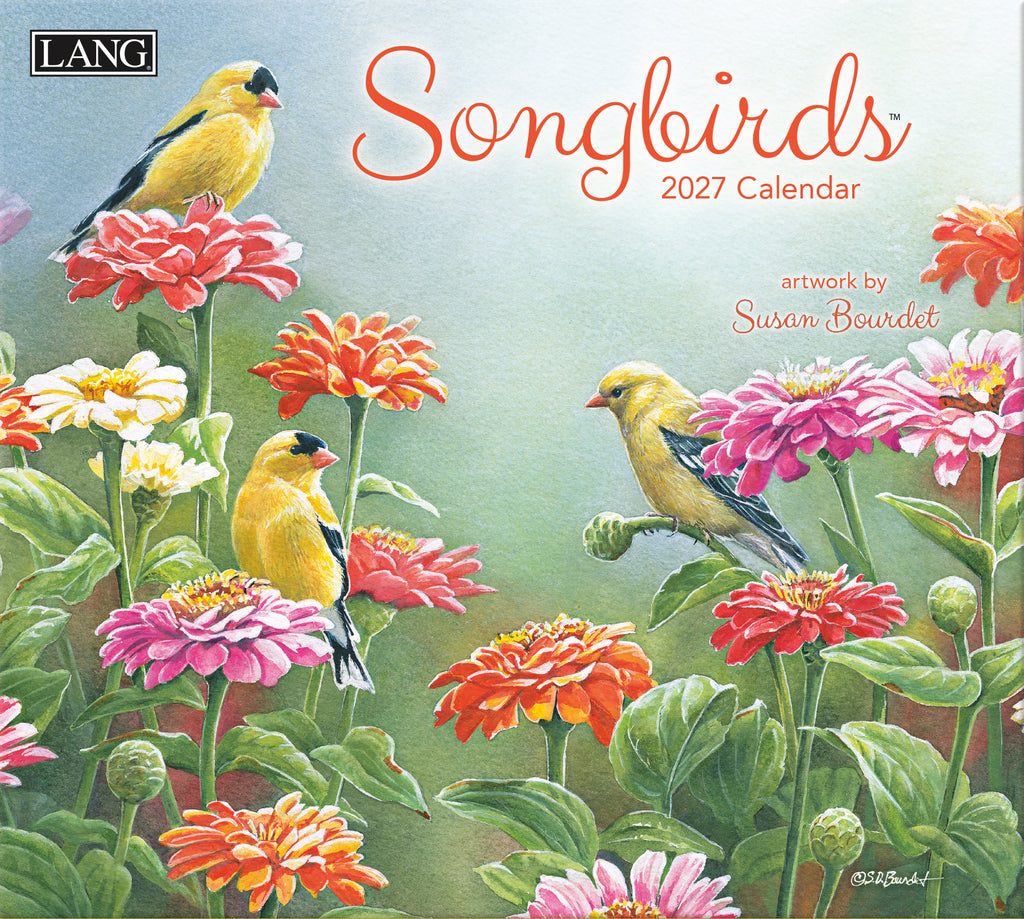 LANG 2027 Calendar- Songbirds