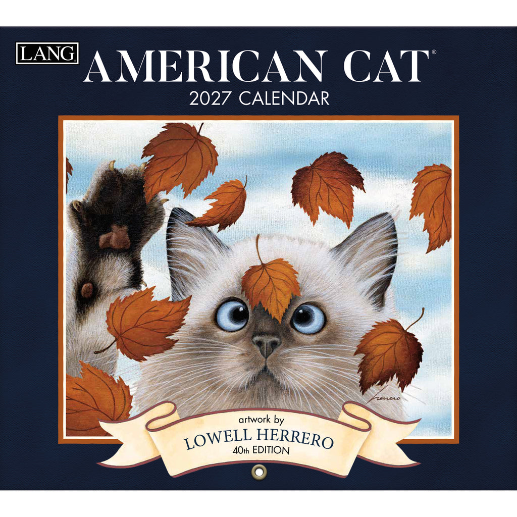 LANG 2027 Calendar- American Cat