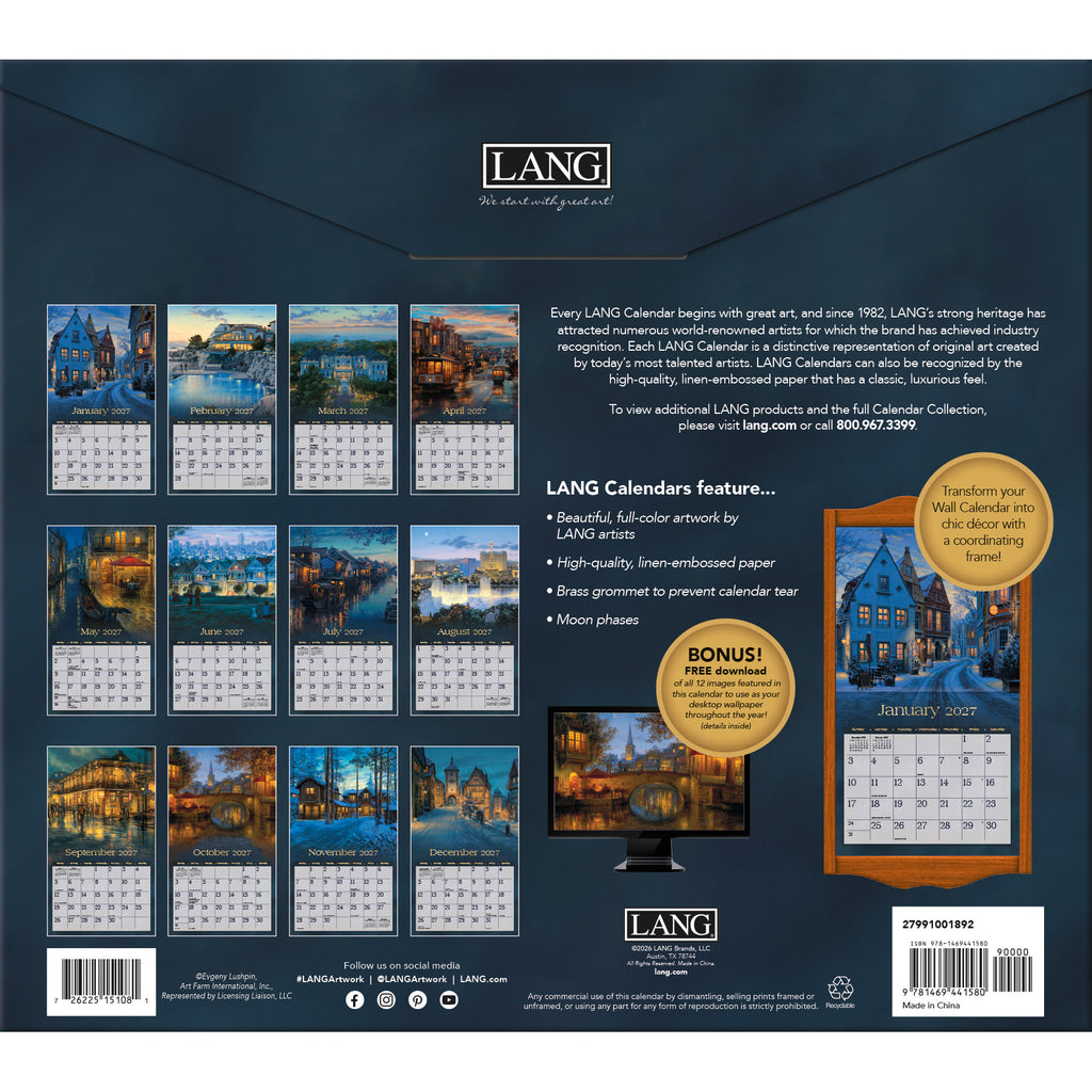 LANG 2027 Calendar- Around The World