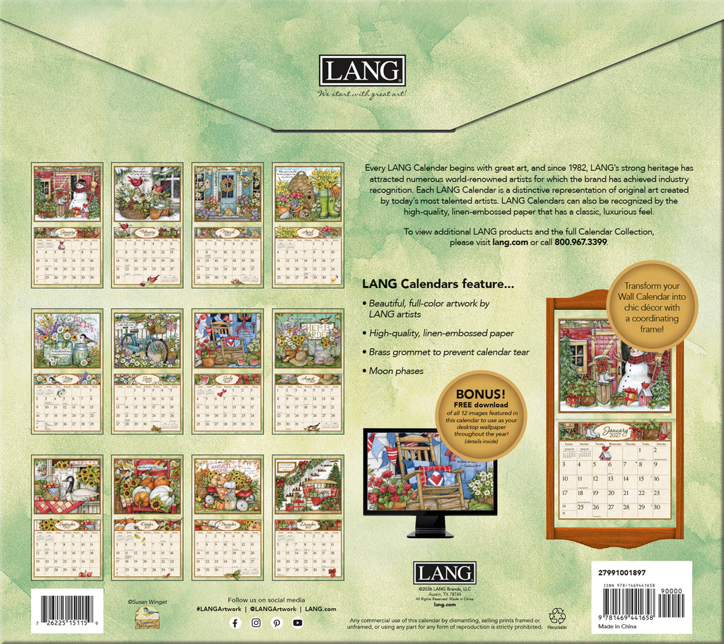 LANG 2027 Calendar- Bountiful Blessings