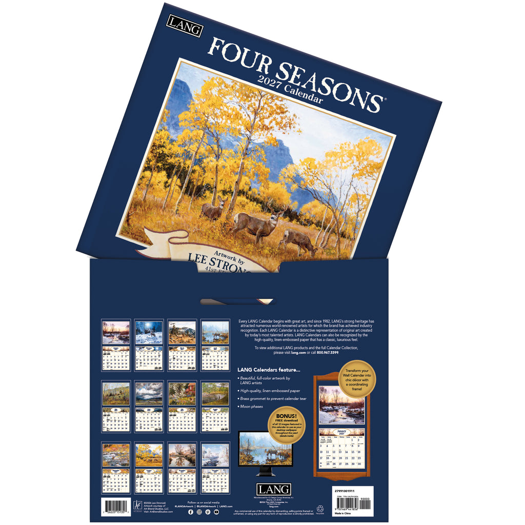 LANG 2027 Calendar- Four Seasons