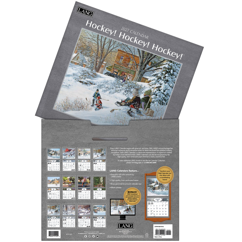 LANG 2027 Calendar- Hockey Hockey Hockey