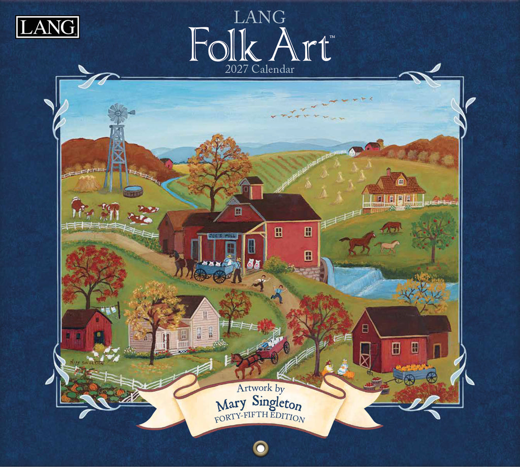 LANG 2027 Calendar- Lang Folk Art
