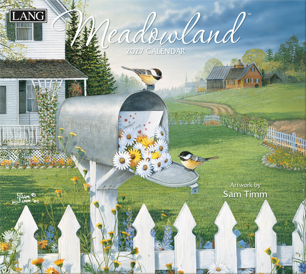 LANG 2027 Calendar- Meadowland