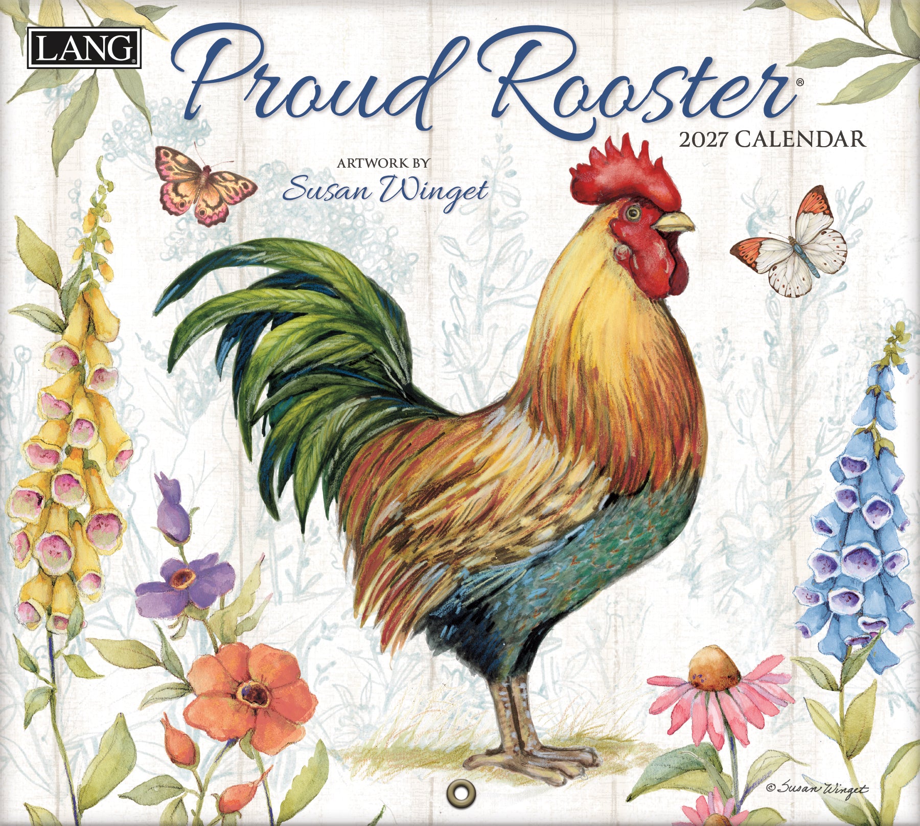 LANG 2027 Calendar- Proud Rooster