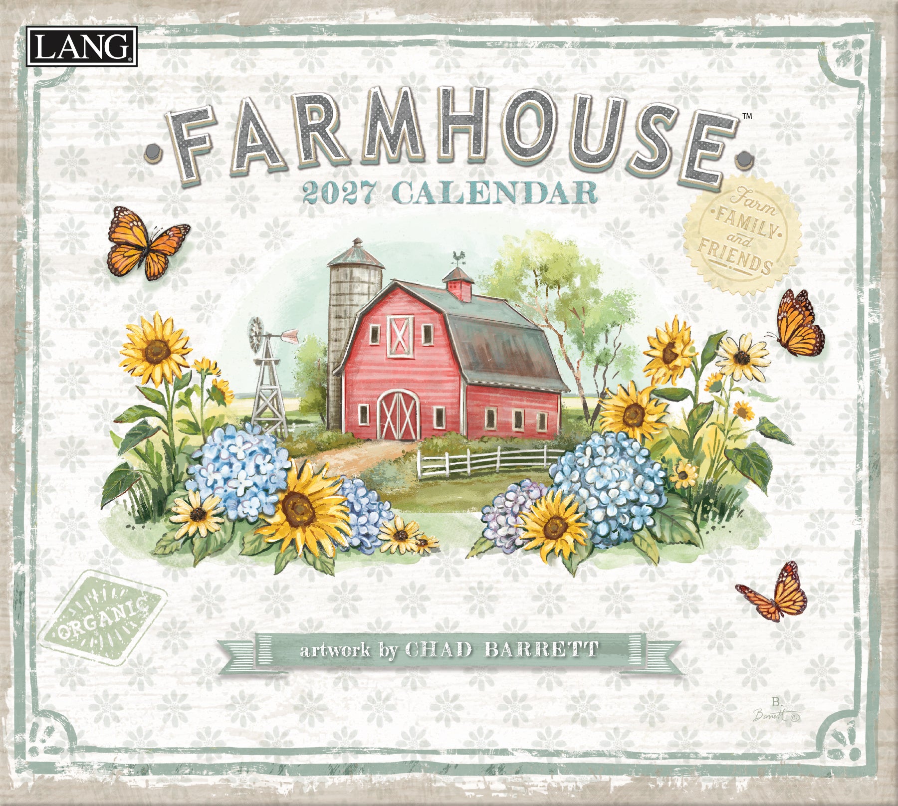 LANG 2027 Calendar- Farmhouse