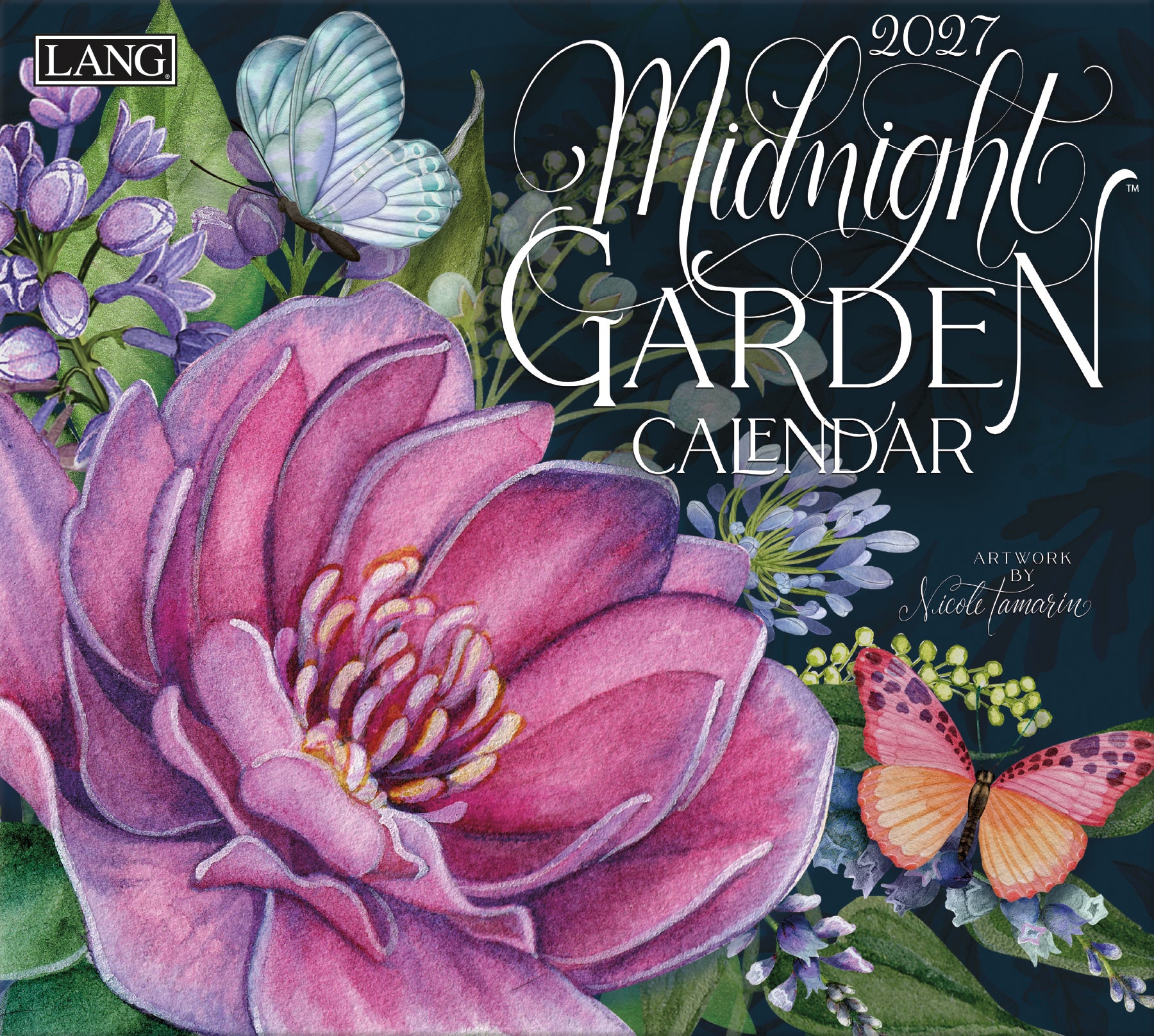 LANG 2027 Calendar- Midnight Garden