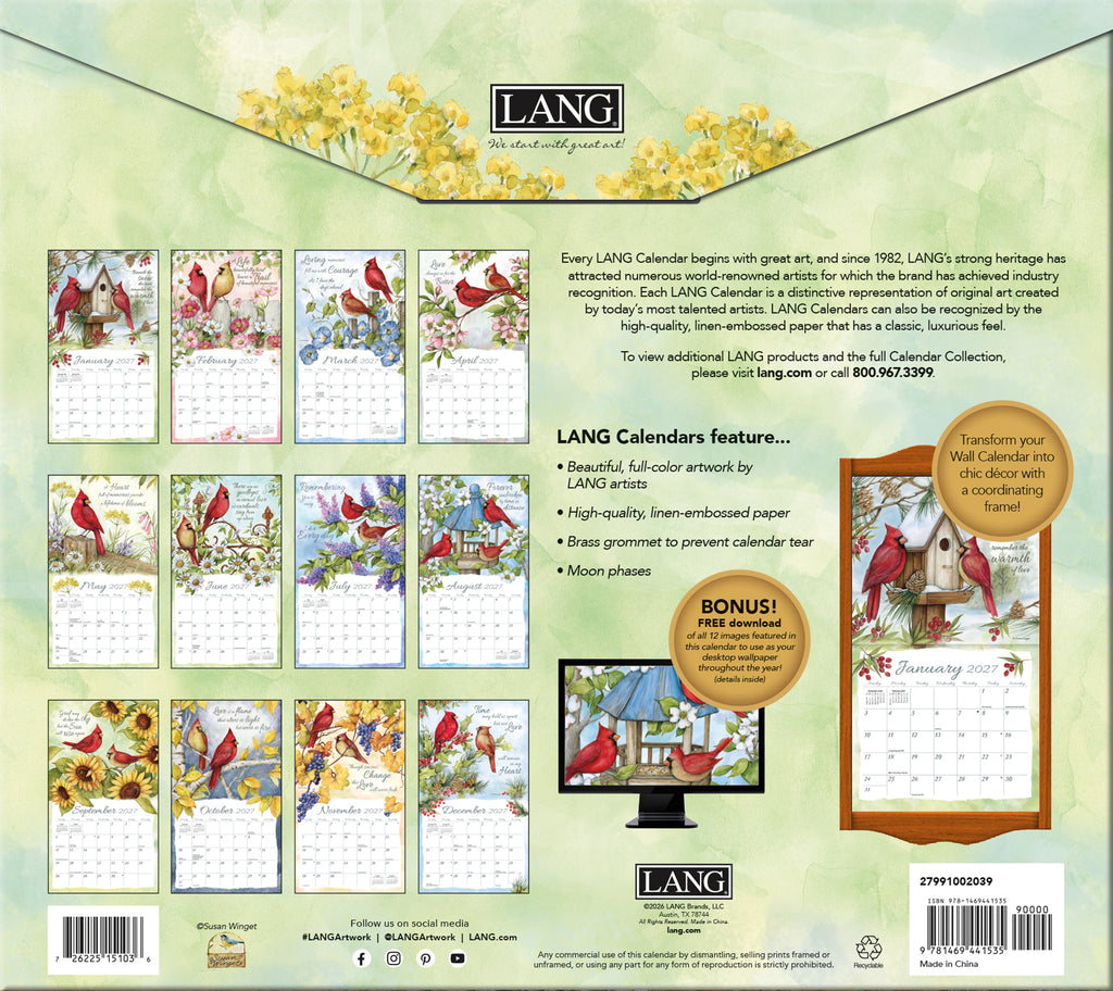 LANG 2027 Calendar- A Year Of Remembrance