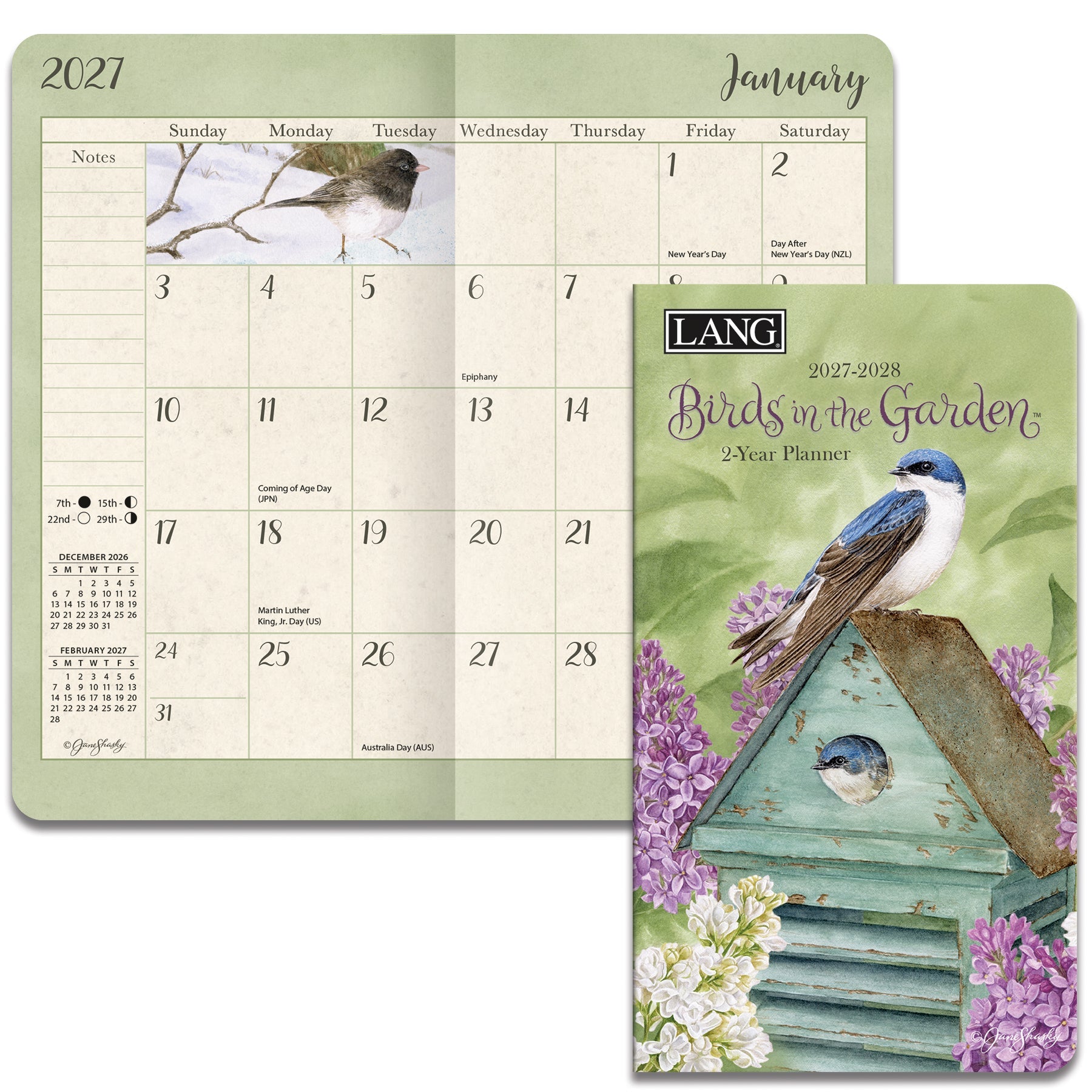 LANG 2027 Planner- Birds In The Garden
