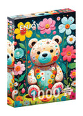 Enjoy Puzzle- Flower Teddy Bear 1000pc