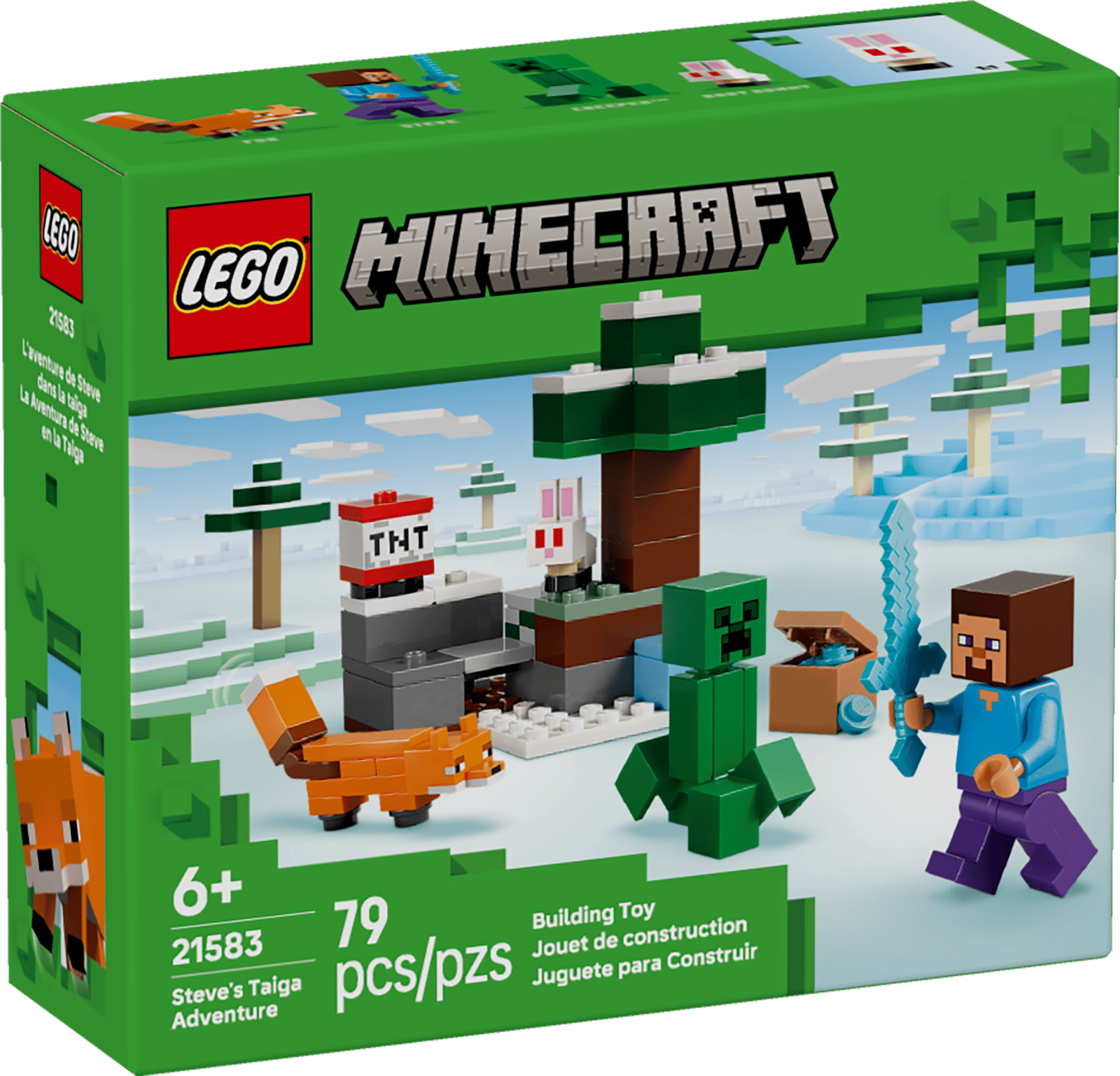 Lego 21583 Steve’s Taiga Adventure