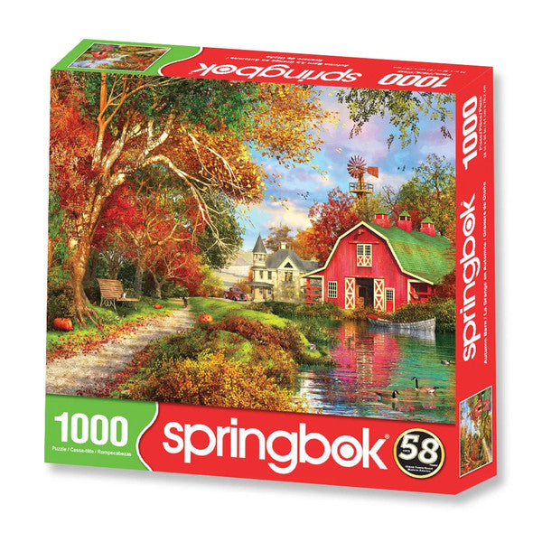 Springbok Puzzle- Autumn Barn 1000pc