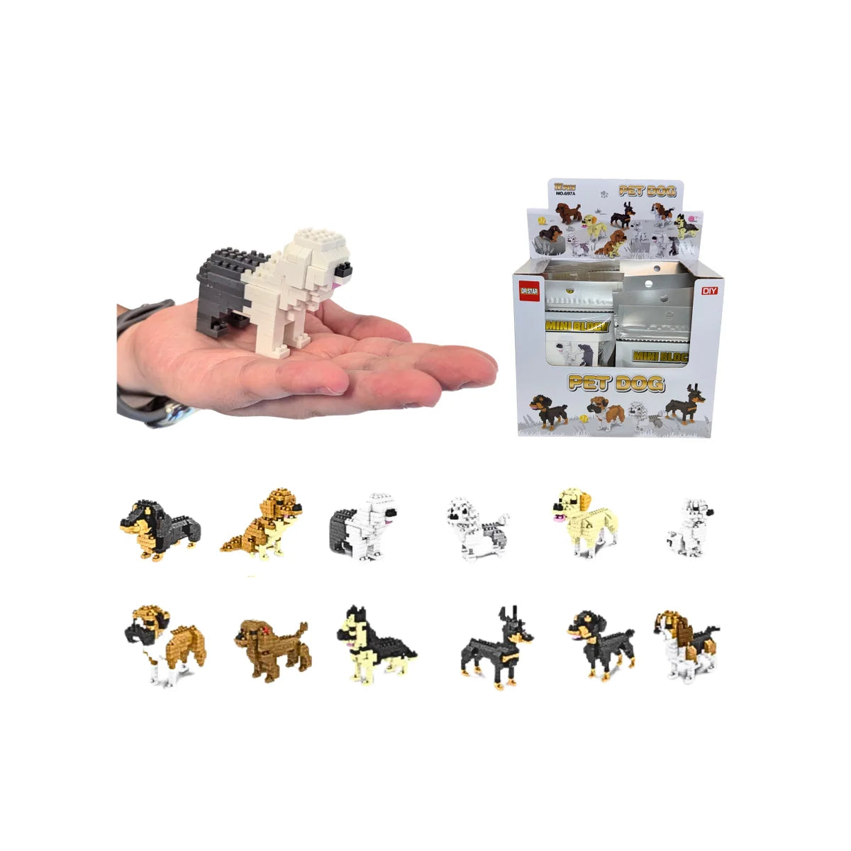 Dog Mini Building Blocks