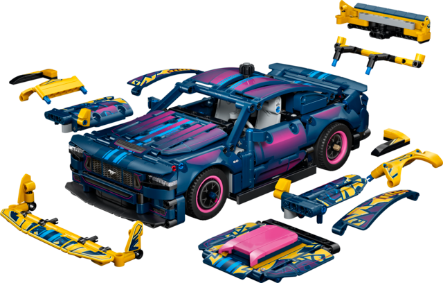 Lego 42236 Custom Garage Ford Mustang GT