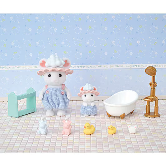 Bath Time Bubble Siblings: Calico Critters