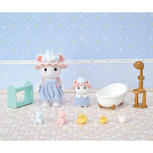 Bath Time Bubble Siblings: Calico Critters
