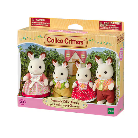 Chocolate Rabbit Family: Calico Critters