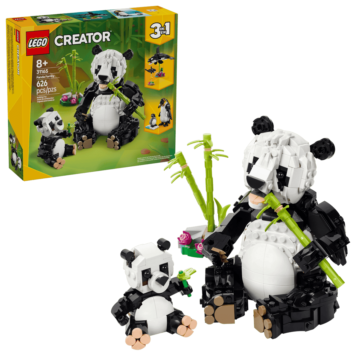 Lego 31165 Wild Animals: Panda Family
