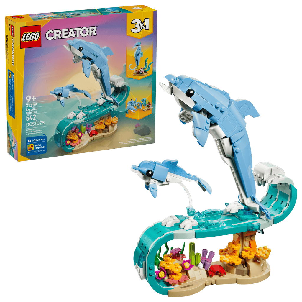 Lego 31385 Sea Animals: Beautiful Dolphins