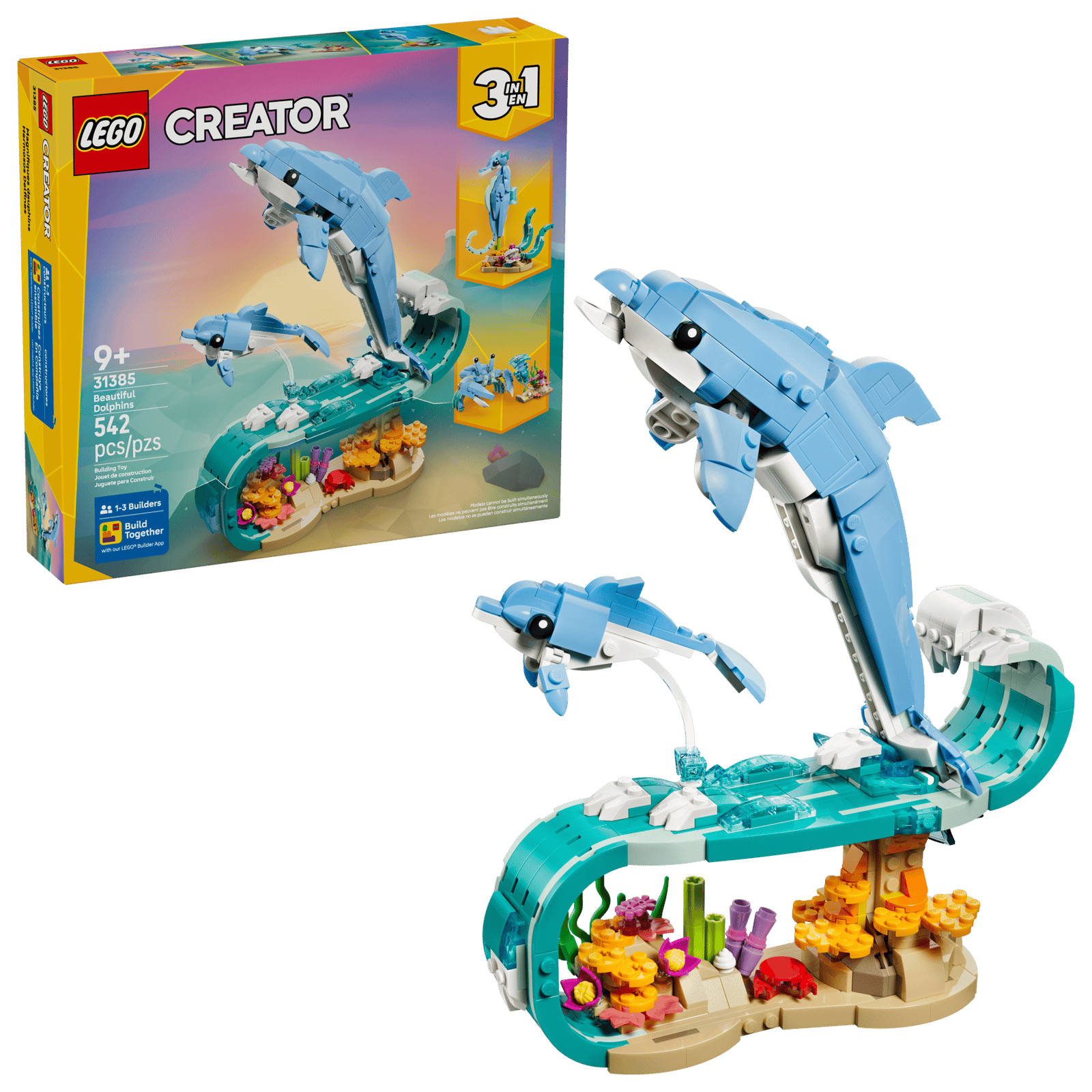 Lego 31385 Sea Animals: Beautiful Dolphins