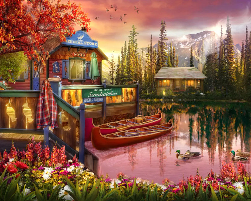 Springbok Puzzle- Lakeshore Serenity 500pc