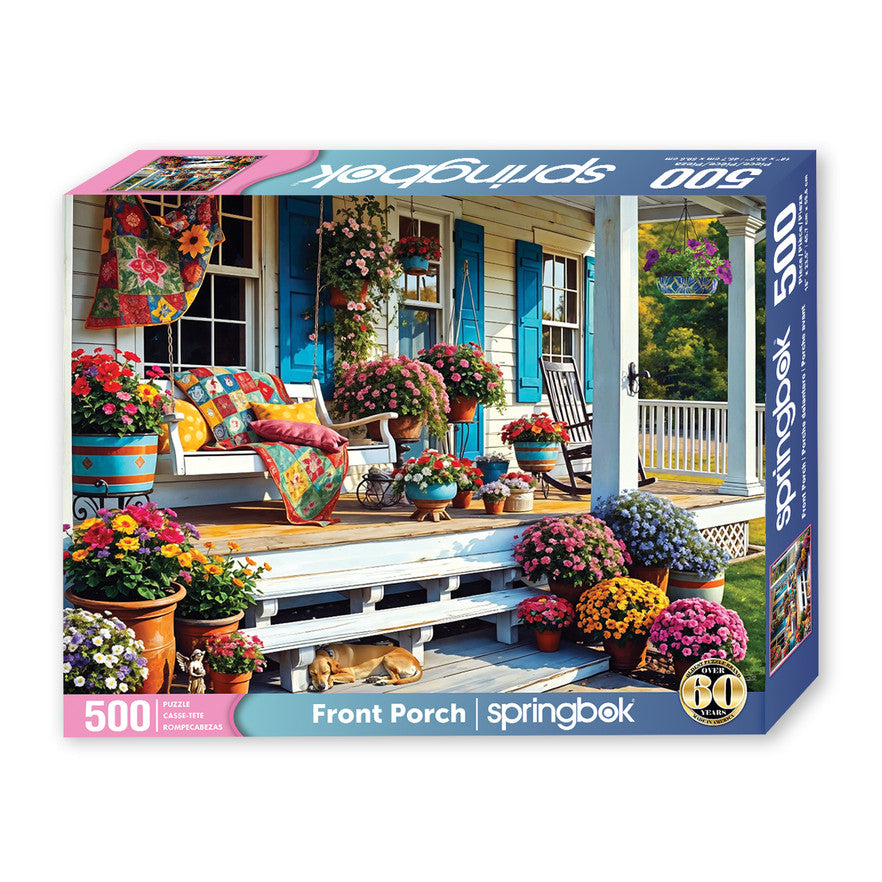 Springbok Puzzle- Front Porch 500pc