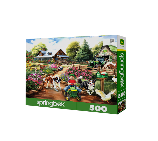 Springbok Puzzle- John Deere Life on the Farm 500pc