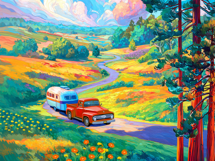 Springbok Puzzle- Roadtrip 500pc