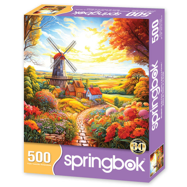 Springbok Puzzle- Windmill on the Farm 500pc