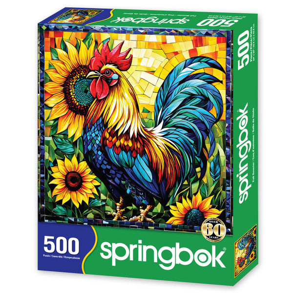 Springbok Puzzle- Fall Rooster 500pc