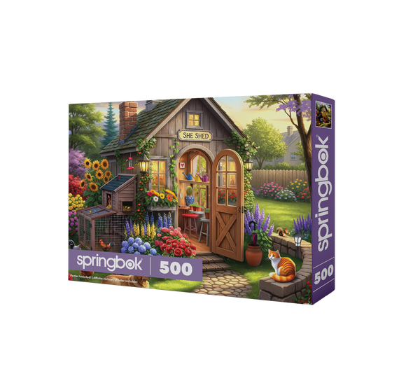 Springbok Puzzle- The Garden Shed 500pc