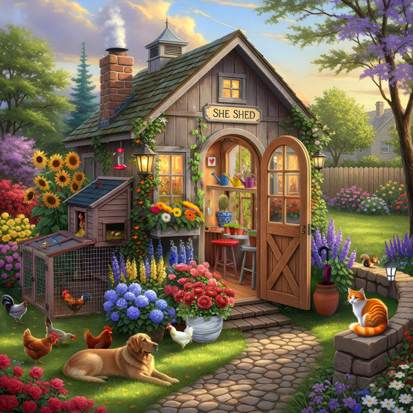 Springbok Puzzle- The Garden Shed 500pc