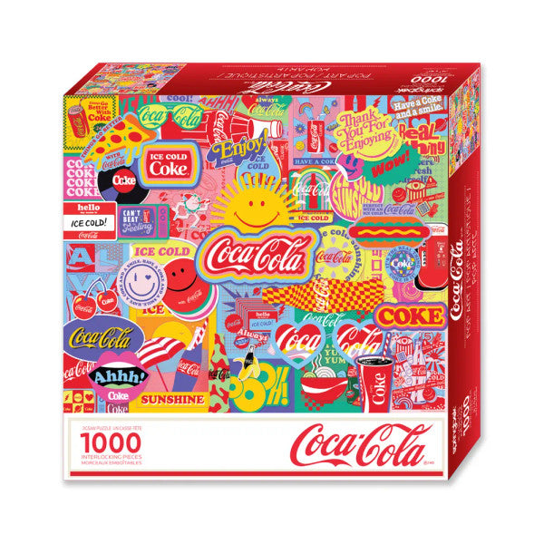 Springbok Puzzle- Coca-Cola Pop Art 1000pc