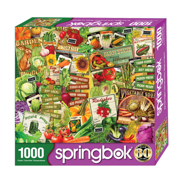 Springbok Puzzle- Eat Your Veggies 1000pc