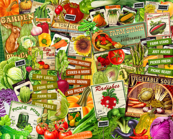 Springbok Puzzle- Eat Your Veggies 1000pc