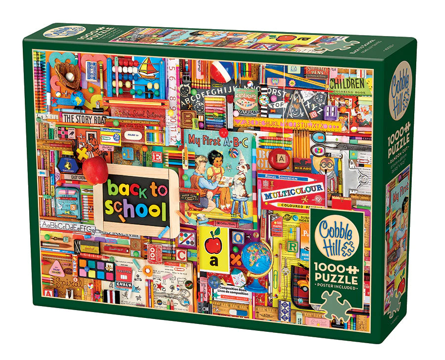 Cobble Hill Puzzle- Back to School 1000pc