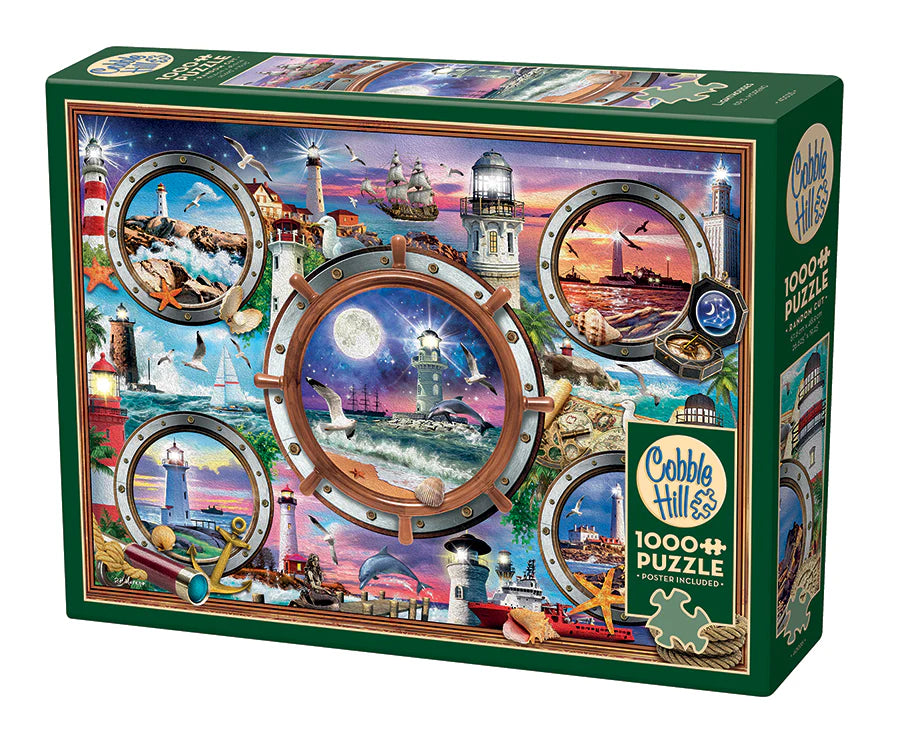Cobble Hill Puzzle- Lighthouses 1000pc