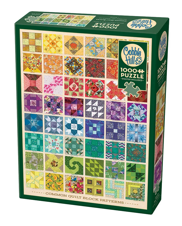Cobble Hill Puzzle- Common Quilt Blocks 1000pc